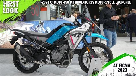 2024 CFMoto 450 MT Adventure Motorcycle Showcased At EICMA 2023