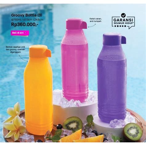 Jual Botol Minum Groovy Bottle 750ml New 2023 1 Eco Tutup Ulir