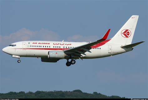 7T VKT Air Algérie Boeing 737 7D6C WL Photo by Fabian Zuba ID