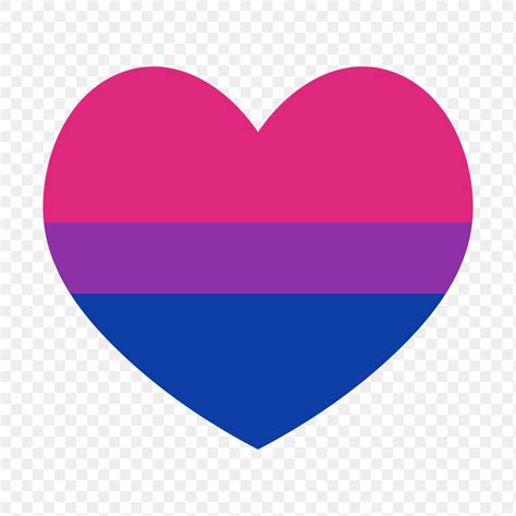 Bisexual Flag Heart Png Icon Premium Icons Rawpixel