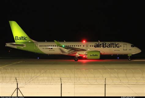 Air Baltic Airbus A220 YL CSD Photo 75324 Airfleets Aviation