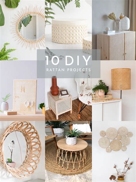 10 Diy Rattan Projects To Try The Lovely Drawer In 2020 Home Diy