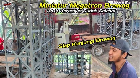 Miniatur Megatron Brewog Zq Audio Proses Kerangka Sudah Selesai