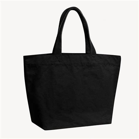 black tote bag isolated design premium photo rawpixel