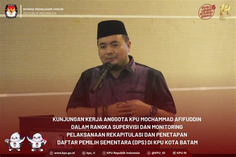 Kpu Ri On Twitter Temanpemilih Anggota Kpu Mochammad Afifuddin