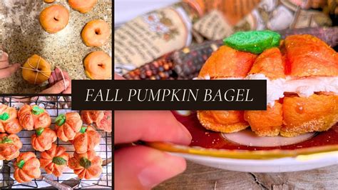 Fall Pumpkin Shaped Bagels YouTube