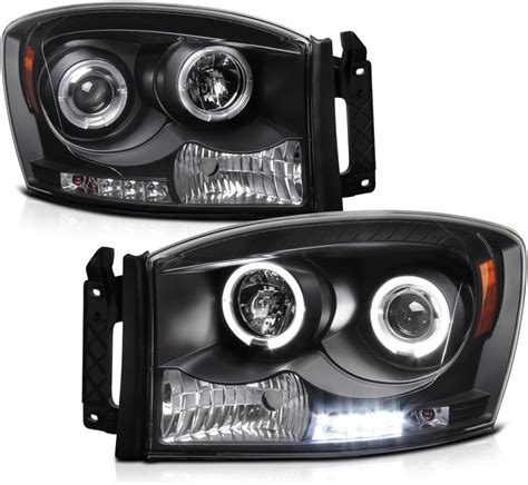 Vipmotoz [for 2006 2008 Compatible With Dodge Ram 1500 2500 3500] Led Halo Ring