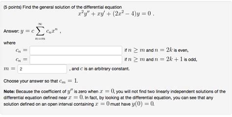 Solved Find The General Solution Of The Differential Chegg