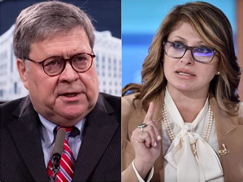 Shes Lost It Fox News Host Maria Bartiromo And Ag Bill Barr Got