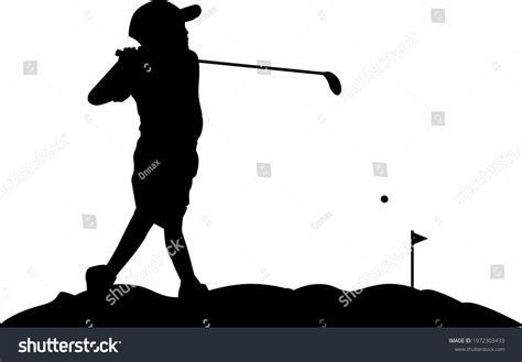 598 Kids Golf Silhouette Images, Stock Photos & Vectors | Shutterstock