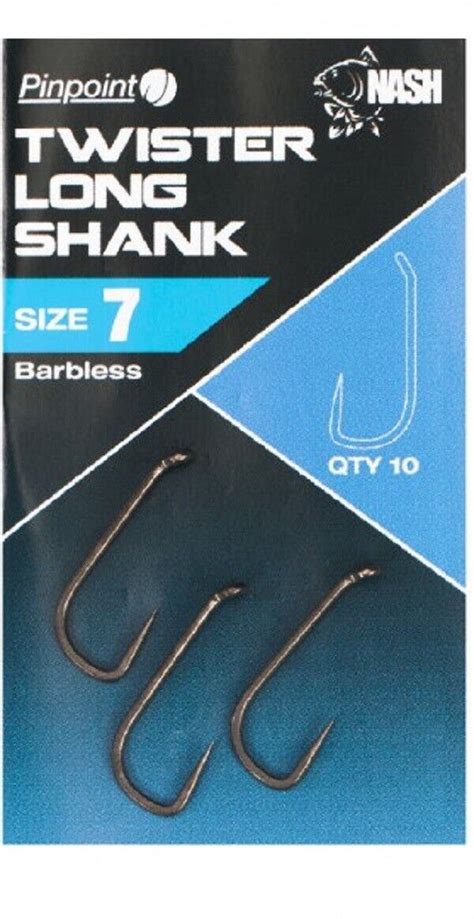 Nash Pinpoint Hooks Twister Long Shank Micro Barbed Or Barbless Ebay