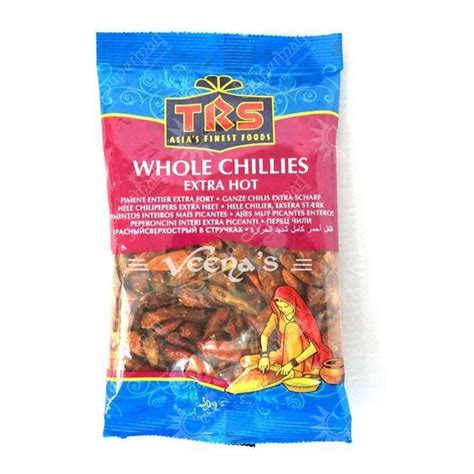 Trs Whole Extra Hot Chilli G Ebay In Chilli Frozen Food Packaging Frozen Food Delivery