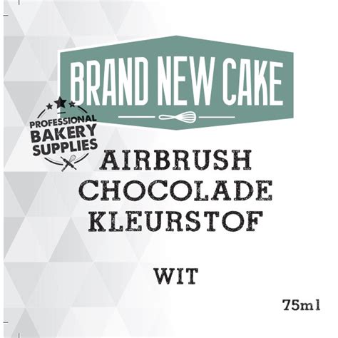 BrandNewCake Airbrush Choco Kleurstof Wit 75ml