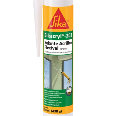 Selatrica Para Paredes 280ml Sikacryl 203 Sika Leroy Merlin