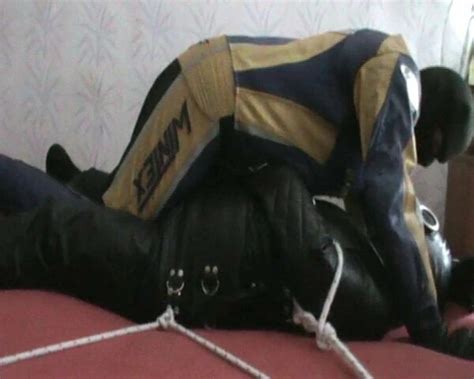 The Master As Biker And His Straitjacketed Slave Ii Gay Bdsm Bdsm Porn Xhamster