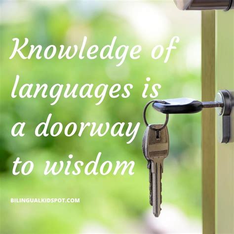 Inspiring Quotes About Bilingualism And Languages Bilingual Quotes