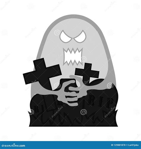 Angry Ghost Royalty Free Stock Photo 34577427