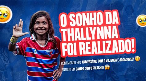 THALLYNNA A MENINA MARANHENSE QUE EMOCIONOU A NAÇÃO TRICOLOR TV LEÃO