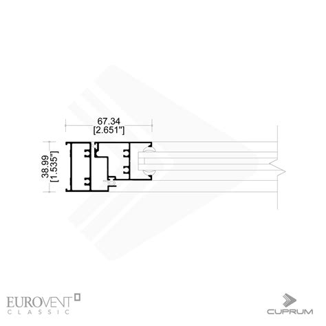 Cuprum Serie Classic Ventana Batiente Externa Americana