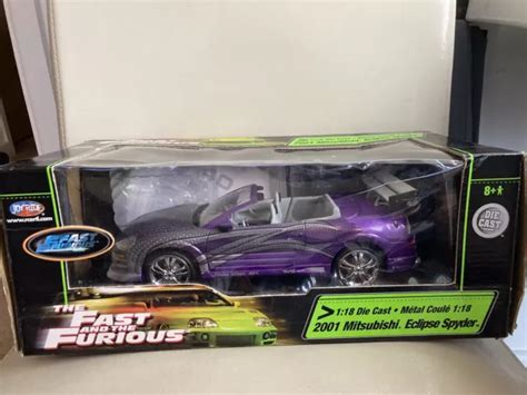 ERTL JOYRIDE FAST And Furious 1 18 Scale 2001 Mitsubishi Eclipse Spyder