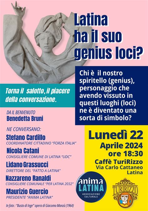 Il Genius Loci Di Latina Nel Salotto Del Turi Rizzo Fatto A Latina