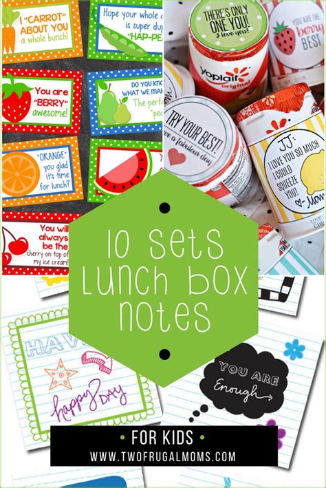 10 Sets Of Really Cute Lunch Box Notes For Kids Cute Lunch Boxes