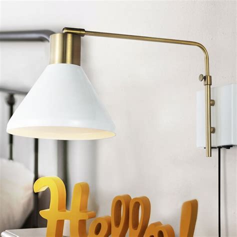 Mercer Jahmell Iron Plug In Armed Sconce Wayfair