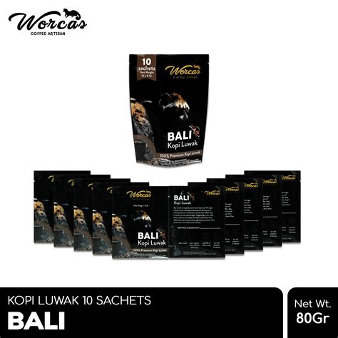 Jual Worcas Kopi Luwak Bali Sachet Pcs Di Seller Worcas Coffee