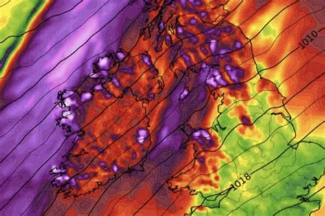 Ireland Weather Met Eireann Issue Weather Warning For Three Counties