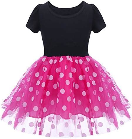 Fymnsi Kinder Baby M Dchen Gepunktet T T Prinzessin Kleid Fasching