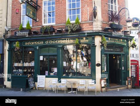 Bristol City Center England Seamus Odonnells Pub Stock Photo Alamy