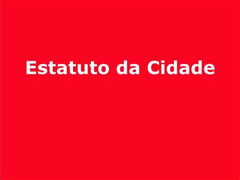 PDF Estatuto Da Cidade Site Da UNEMATsinop Unemat Br Site Antigo