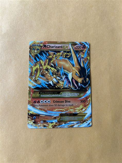 Pokémon TCG Mega Charizard EX Flashfire 107 106 Holo Secret Rare MP eBay