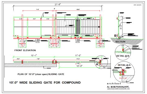 Sliding Gate Detail Sliding Gate Front Gate Design Entrance Gates