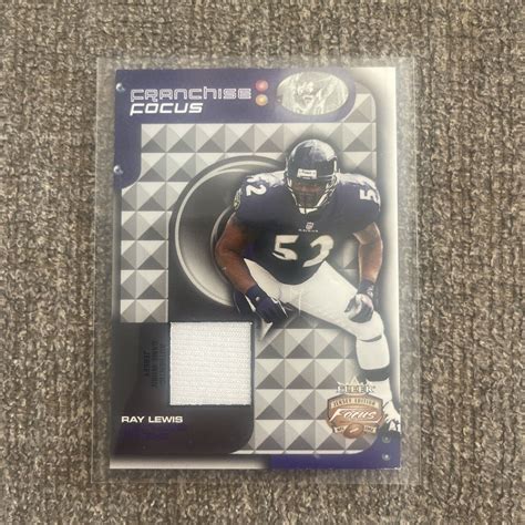 2002 Fleer Focus Jersey Edition Franchise Focus Jersey Ray Lewis RL FF