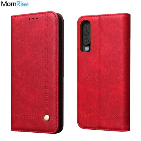 Vintage Leather Flip Cover For Huawei P30 Pro P30 Lite Wallet Luxury