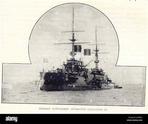 Battleship Imperator Alexander III Stock Photo - Alamy