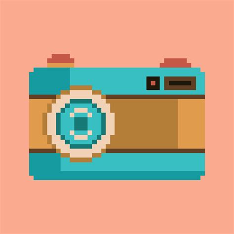 pixel camera old 35995656 Vector Art at Vecteezy