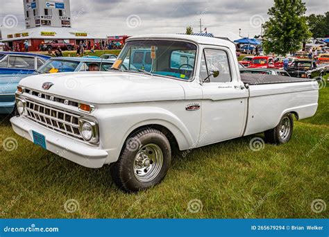 1965 Ford F100 Custom Cab Pickup Editorial Stock Image Image Of