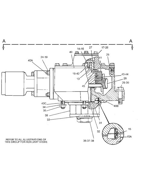 130 9042 Cylinder Gp Steering Rh Sn Caf1 Up 5715 Mm 225 In Bore X