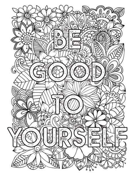 Self Love Free Coloring Pages Self Care Adult Coloring Pages Self The