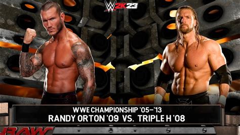 Full Match Randy Orton Vs Triple H WWE Championship Match Raw WWE