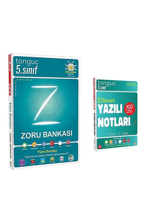 Tonguç Yayınları 5 Sınıf 2 dönem Yazılı Notları Tüm Dersler Zoru Soru