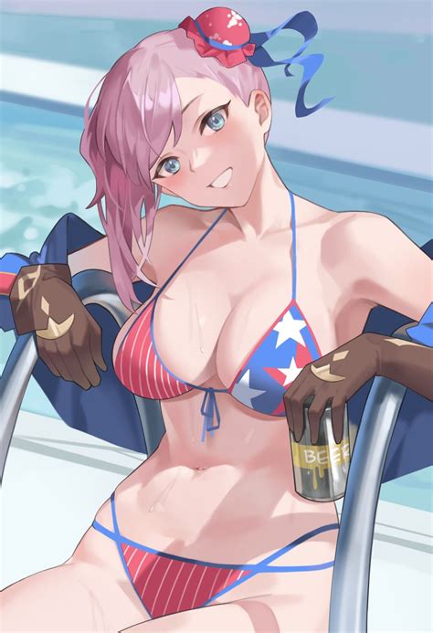 American Flag Bikini Danbooru