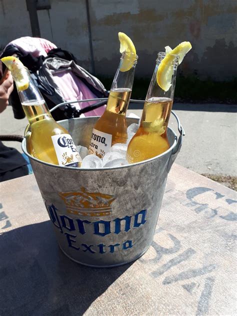 Bottles of Corona Beer in a Bucket Editorial Photo - Image of served ...