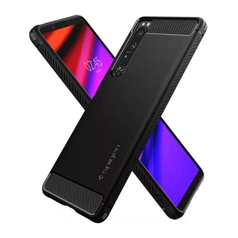 Spigen Rugged Armor Sony Xperia 1 IV Suojakuori Musta