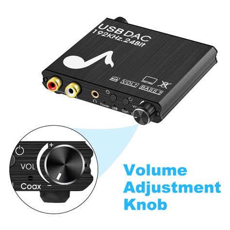 Convertidor De Audio Digital A Analógico De 192khz DAC Con Control De