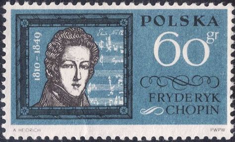 Frederic Chopin Stamp Fr D Ric Chopin Postage Stamps