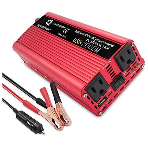 Inversor De Corriente 1000w 2000w Pico Dc Ac 12v 110v 1 Envío Gratis