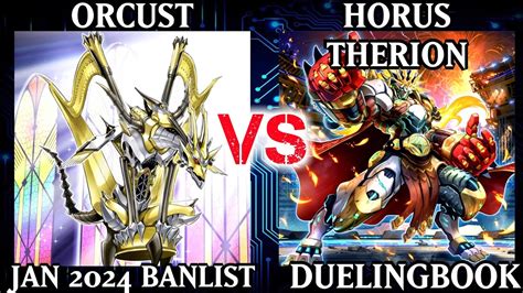 Orcust Vs Horus Therion High Rated Dueling Book Youtube